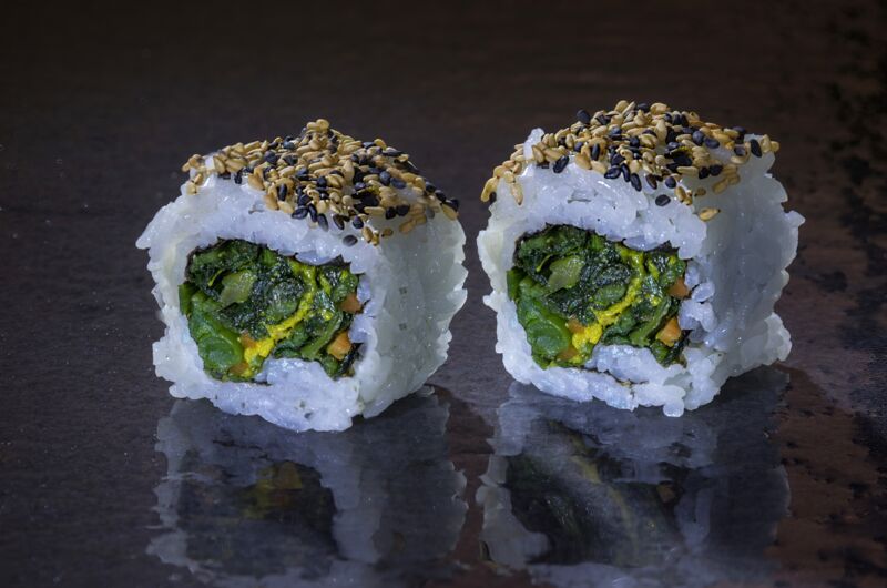 Wasabi Green Inside Out mit Sesam 