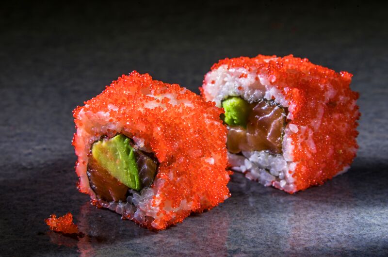 Avocado Lachs Inside Out – Masago